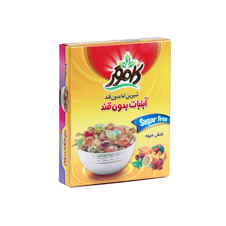 ابنبات بدون قند شش میوه کامور