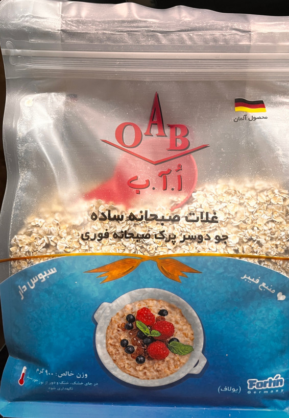 جودوسر پرک فوری صبحانه ۹۰۰گرمی oab
