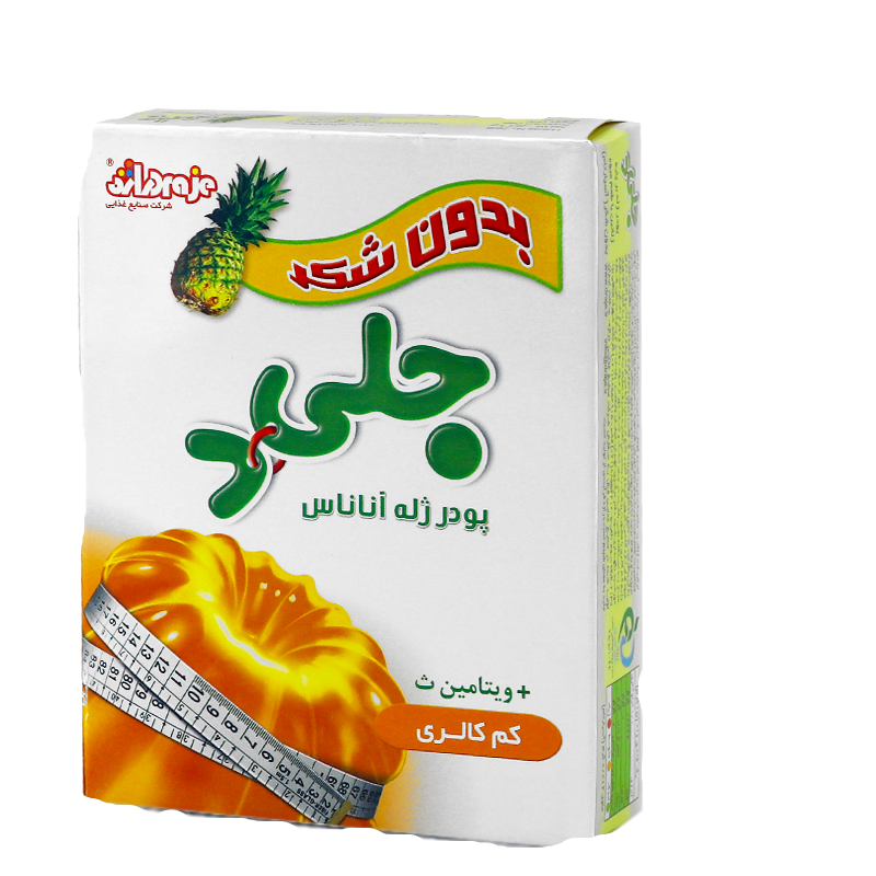 پودر ژله اناناس بدون شکر جلید