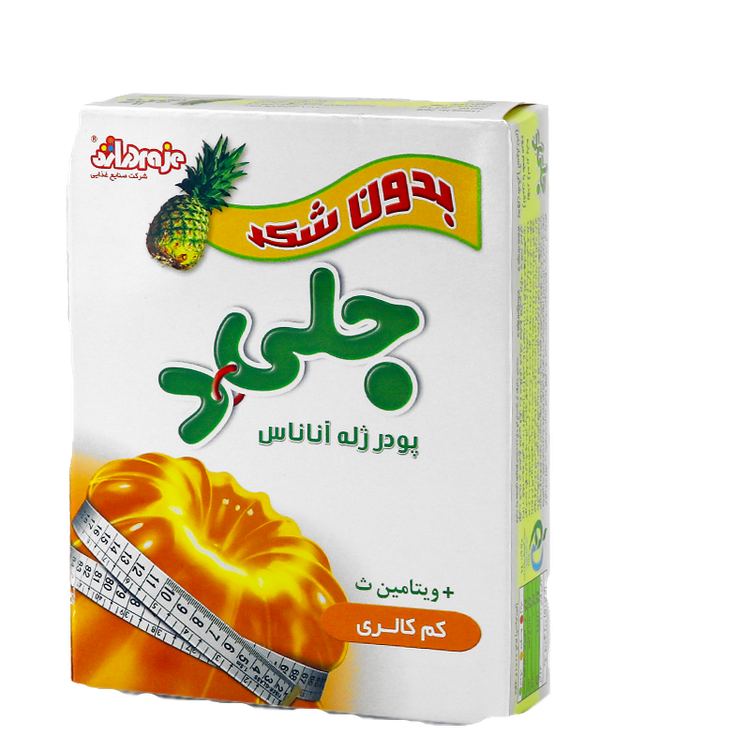 پودر ژله اناناس بدون شکر جلید