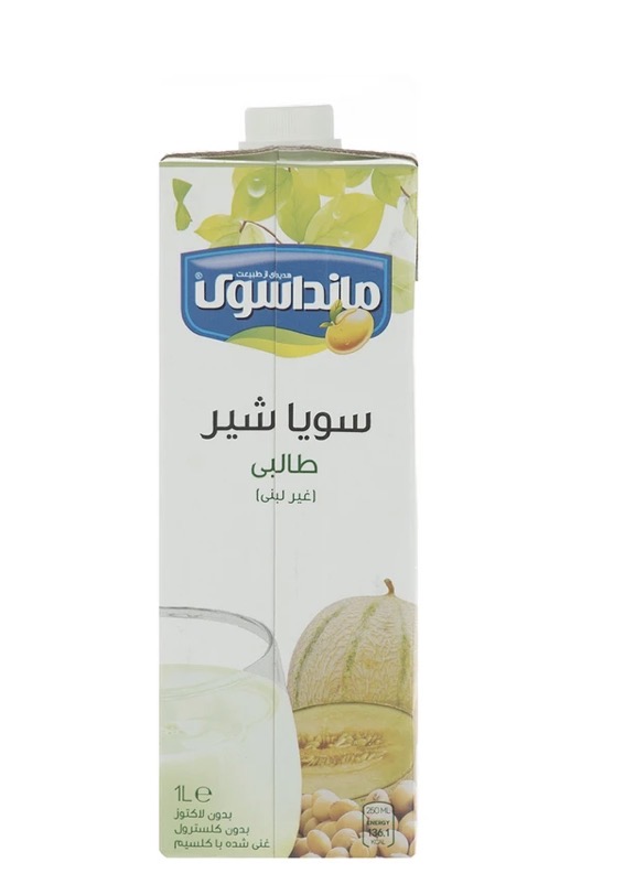 شیرسویا طالبی مانداسوی مقدار 1 لیتر