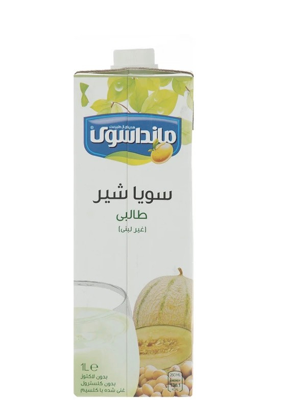 شیرسویا طالبی مانداسوی مقدار 1 لیتر