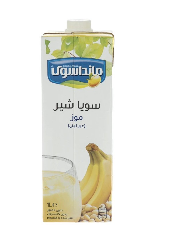 شیرسویا موز مانداسوی مقدار 1 لیتر
