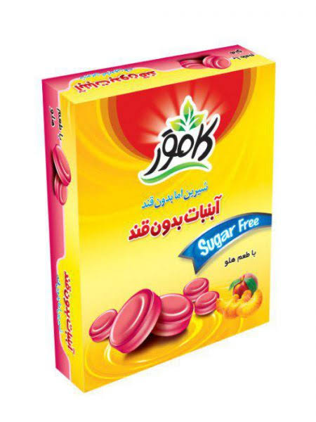 آبنبات بدون قند هلو کامور