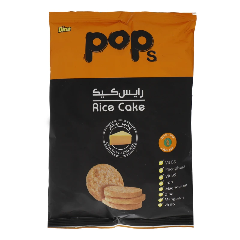 رايس کيک پاپس دينا با طعم پنیر - 90 گرم
