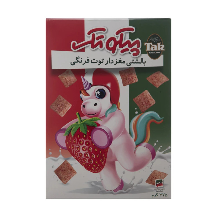 پیکوتک بالشتی مغزدار توت فرنگی تک ماکارون - 375 گرم