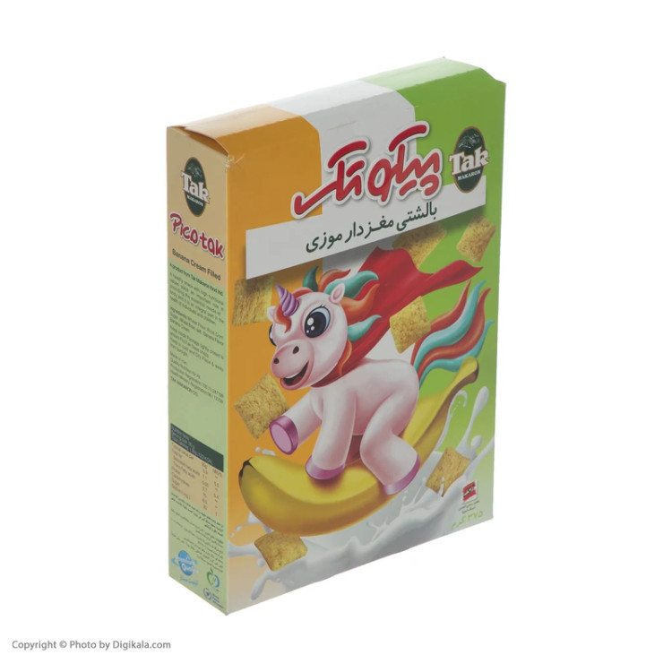 پیکوتک بالشتی مغزدار موزی تک ماکارون - 375 گرم