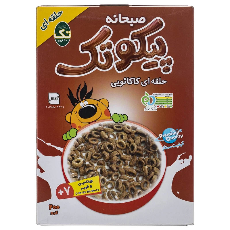 پیکوتک حلقه ای کاکائویی تک ماکارون - 200 گرم